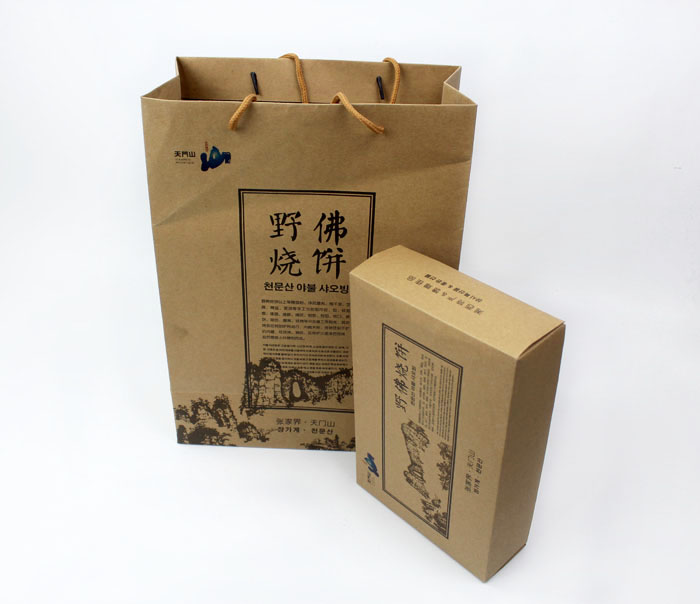 這樣原汁原味土特產禮品盒+手提袋套裝你也想要嗎？快來長沙印刷廠日大彩印定制！