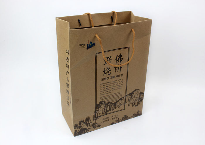 這樣原汁原味土特產禮品盒+手提袋套裝你也想要嗎？快來長沙印刷廠日大彩印定制！